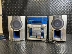 lot 90 image: AIWA CX-NAJ54 CD-RW Playback Digital Audio System w 2 Speakers