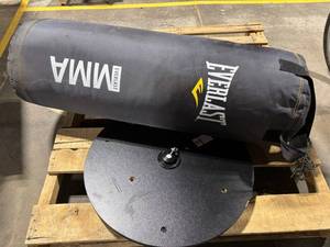 lot A-113 image: Everlast MMA Heavy Bag with Base Disc and Hardware
