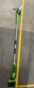 lot 197 image: Greenworks BAF725 40V MAX ChainsawPole Saw w 5.0Ah Battery