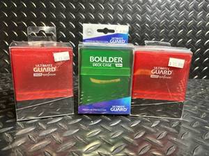 lot 138 image: Ultimate Guard Boulder Deck Case 80 - Exclusive Edition 3-Pack