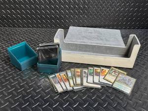lot A-144 image: Magic The Gathering Cards with 2 Deck Boxes & Storage Case