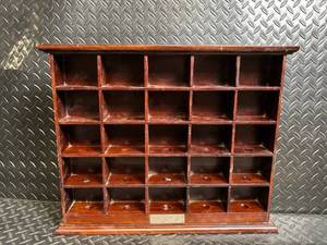 lot 166 image: Wooden Multi-Drawer Cabinet - Vintage Small Parts Organizer