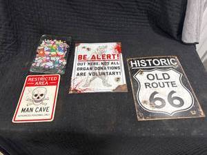 lot 2683 image: Decorative Sign Collection