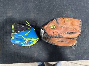 lot 2700 image: Two Baseball Gloves