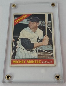 Mickey Mantle 1966 Topps #50 Vintage Baseball Card