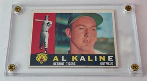 lot 21 image: Al Kaline 1960 Topps #50 Vintage Baseball Card