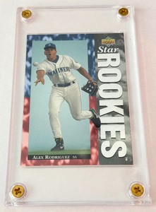 lot 35 image: Al ex Rodriguex RC 1994 Upper Deck Star Rookie #24 Baseball Card