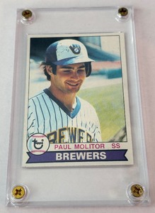 lot 36 image: Paul Molitor 1979 Topps #23 Vintage Baseball Card