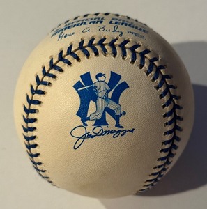 lot 50 image: Joe DiMaggio Rawlings OALB Budig Baseball