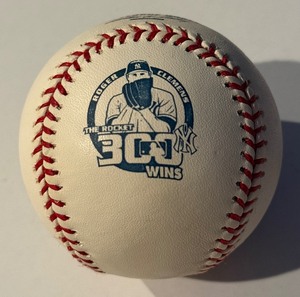 lot 51 image: Roger Clemens 300 Wins Rawlings Official MLB Selig Baseball