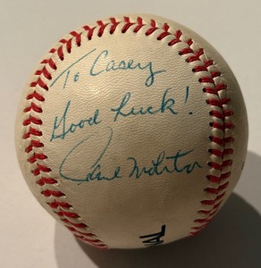 lot 56 image: Paul Molitor Signed Baseball - Minensota Twins