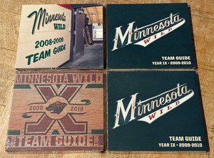 lot 88 image: (4) Minnesota Wild DVD Team Guides