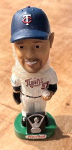 lot 98 image: Johan Santana Bobblehead Minnesota Twins Baseball