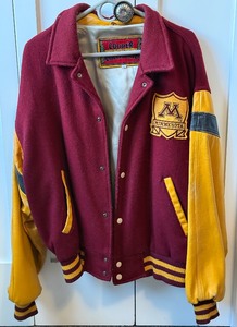 lot 105A image: University of Minnesota RetroVintage Jacket by Cooper Size Large