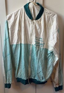 lot 128 image: Vintage 1988 Philadelphia Distance Run Zip Up Windbreaker Jacket Size Large 40-42