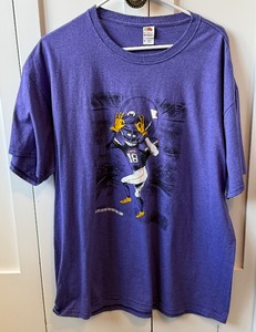 lot 136 image: Justin Jefferson Limited Edition Minnesota Vikings T-Shirt Size XL