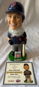 lot 66A image: Paul Molitor Minnesota Twins Baseball Bobblehead
