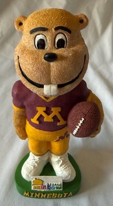 lot 72A image: Goldy Gopher University of Minnesota Football  Bobblehead