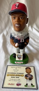 lot 83A image: Shannon Stewart Minnesota Twins Baseball Bobblehead