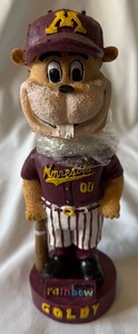 lot 84A image: Goldy Gopher University of Minnesota Baseball  Bobblehead