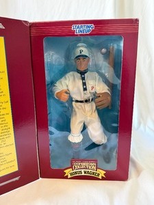lot 91A image: Honus Wagner 12 Starting Lineup Cooperstown Collection Baseball Figure