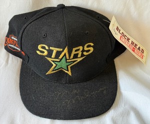 lot 167 image: Mike Modano Signed Dallas North Stars Hockey Hat - New