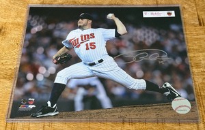 lot 117A image: Glen Perkins Signed 8x10 Minnesota Twins Baseball Photo w COA