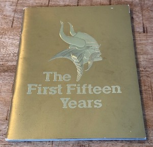 lot 118A image: Minnesota Vikings The First Fifteen Years Football Yearbook