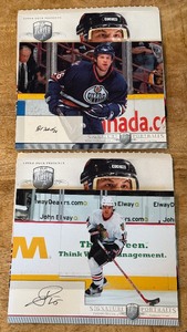 lot 121A image: (2) 2006-07 Upper Deck Be a Player Portrait Autographs - Brad Winchester and Tuomo Ruutu