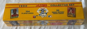 lot 157A image: 1990 Score Baseball Complete Factory Card Set