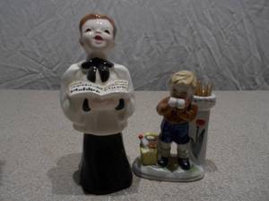 Singing Choir Boy & Boy with Toothpick Holder