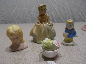 Set of 4 Vintage Porcelain Miniatures