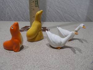 Set of 4 Vintage Porcelain Bird Figurines - Ducks and Swans