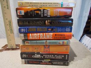 Collection of Modern Thriller and Suspense Hardcover Books