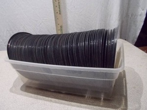 Large Collection of 45 RPM Vinyl Records - Assorted Labels