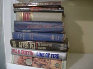 Vintage Hardcover Book Collection - Mystery, Thriller & Reference