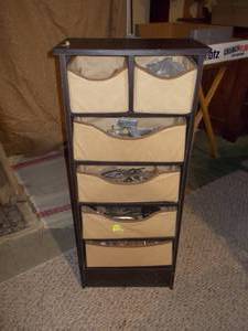 Vintage Hardware Collection and Multi-Drawer Storage Organizer