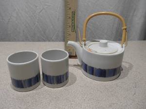 Japanese-Style Ceramic Tea Set