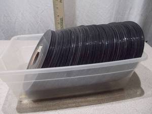 Large Collection of 45 RPM Vinyl Records