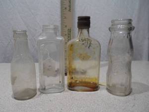 Vintage Glass Bottle Collection