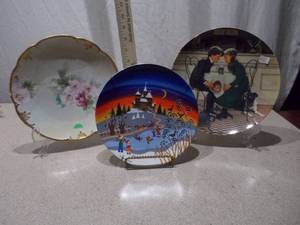 Decorative Collector Plates - 3 Pieces