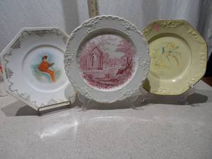 Vintage Decorative Plates - 3 Pieces