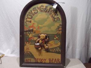 Vintage My Teddy Bear Framed 3D Wall Art