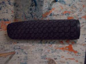 Textured Woven Area Rug  Dark Gray Basketweave Pattern