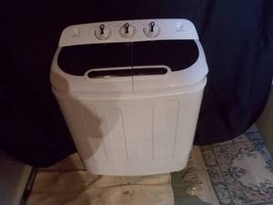 Portable Twin-Tub Compact Washing Machine