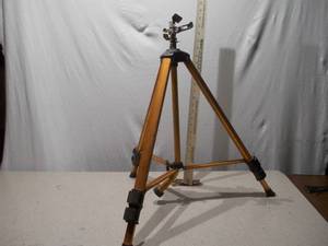 Vintage Rain Bird Impact Sprinkler with Professional Tripod Base