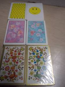 Factory Sealed Brown & Bigelow Playing Card Deck Lot  Custom Designs  Mint Condition