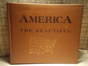 Brown & Bigelow LeatherBound Limited Edition Book  America the Beautiful