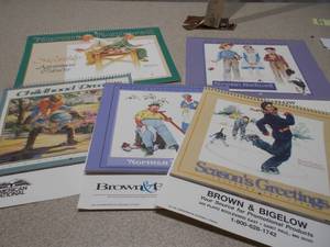 Vintage Calendar Lot  5 Different Themes  Mint B & B Archive Condition