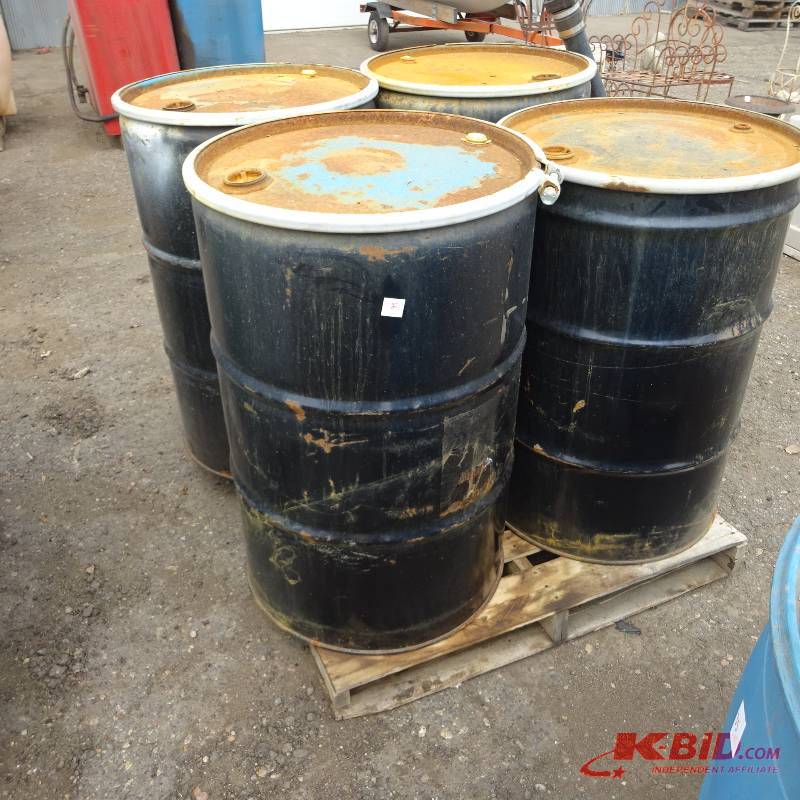 lot 36 image: 4 - 55 gal drums